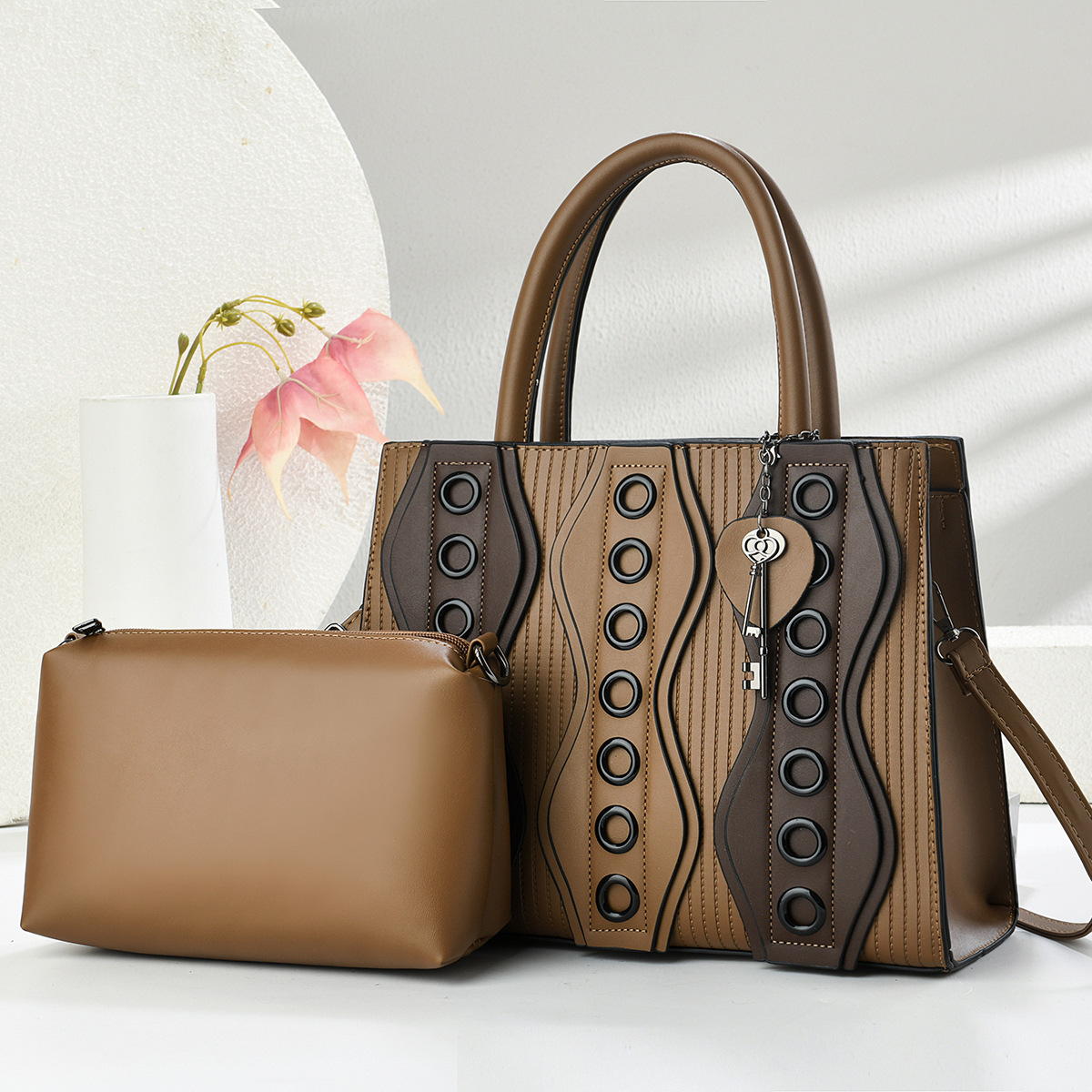 Women’s Elegant Fashion Handbag with Shoulder Bag & Clutch – Prime-101 - Image 8
