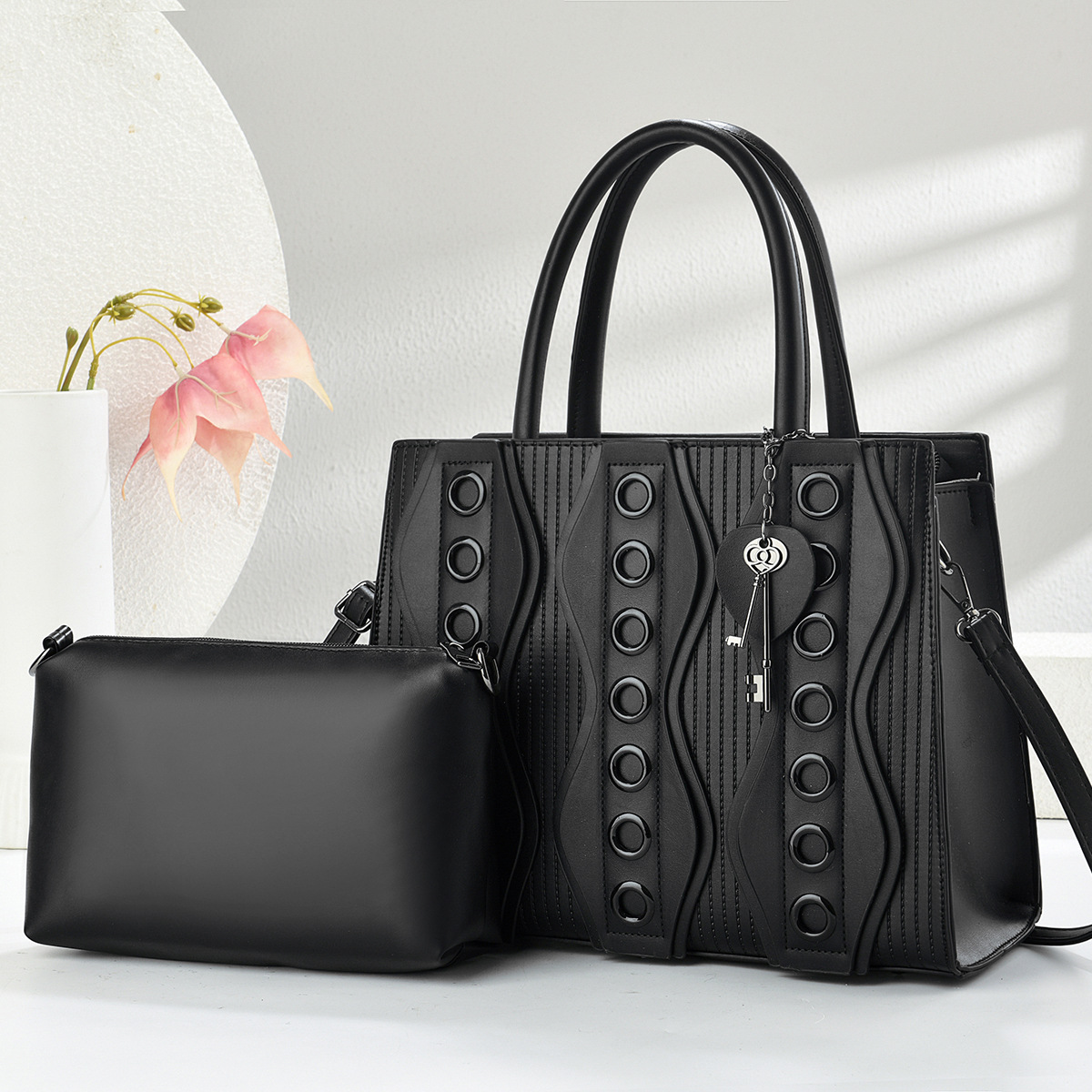 Women’s Elegant Fashion Handbag with Shoulder Bag & Clutch – Prime-101 - Image 5